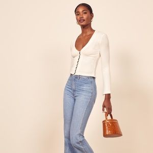 Reformation Gellar Top- size small